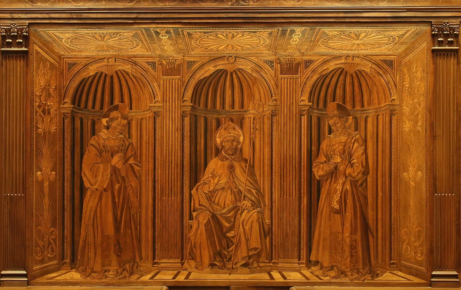 Tarsie della sagrestia delle messe - con Giuliano da Maiano, Santa Maria del Fiore, Firenze